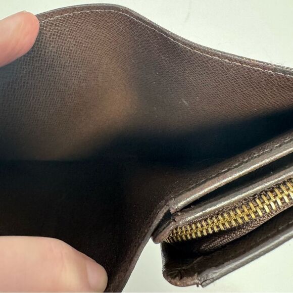 LV Louis Vuitton Damier Porte Monnaie Bifold Wallet CA4047 - Picture 10 of 14